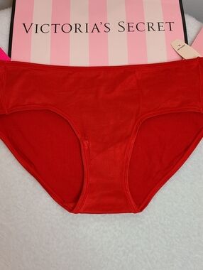 Y2K Victoria's Secret Fabulous Satin Hiphugger Panty Size XL Red